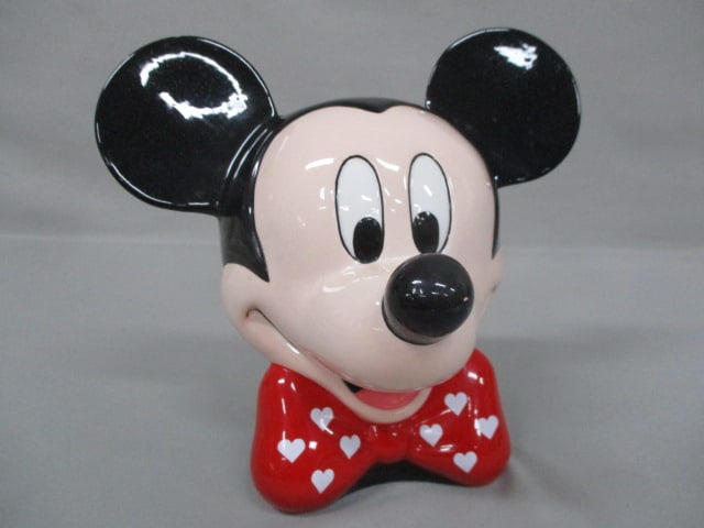 1990's Teleflora Disney Mickey Mouse Head Planter 8.5" x 8": .