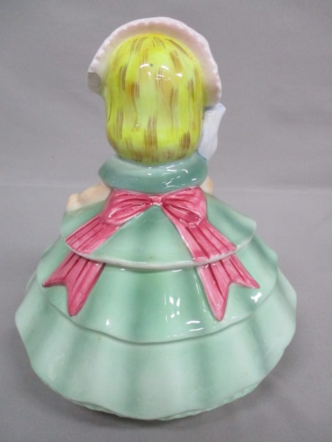 Ucagco Ceramic Girl Biscuit/Candy Jar 7.5" x 8" - 5