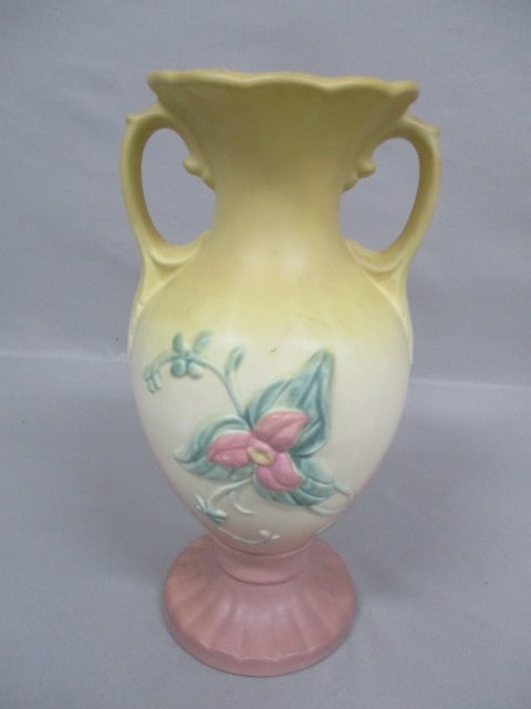 Hull Pottery "Wildflower" W-17-12 1/2 Double Handle Vase 13" - 3