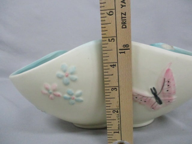 Hull Pottery B16-11 1/2" "Butterfly" Fruit Bowl - 7