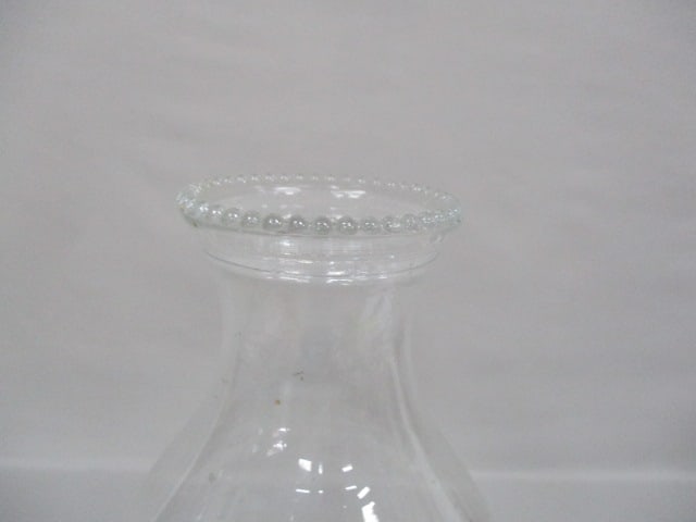 Antique Milk Glass Oil Lamp 14" - 3