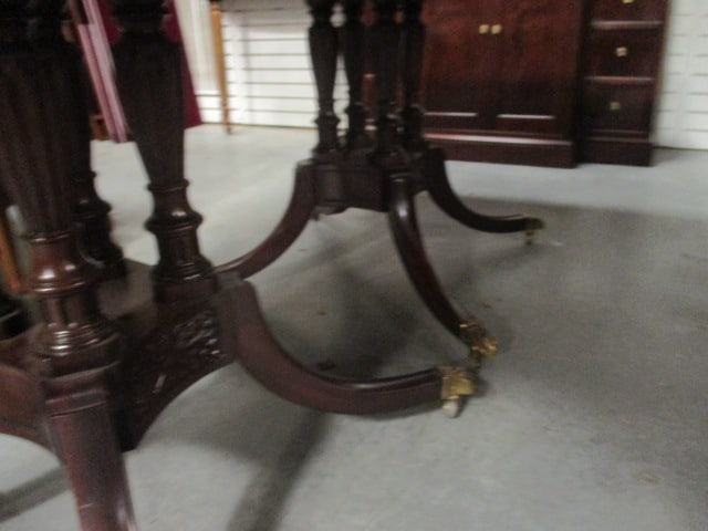Baker Furniture Double Pedestal Dining Table with Three Leaves - 5
