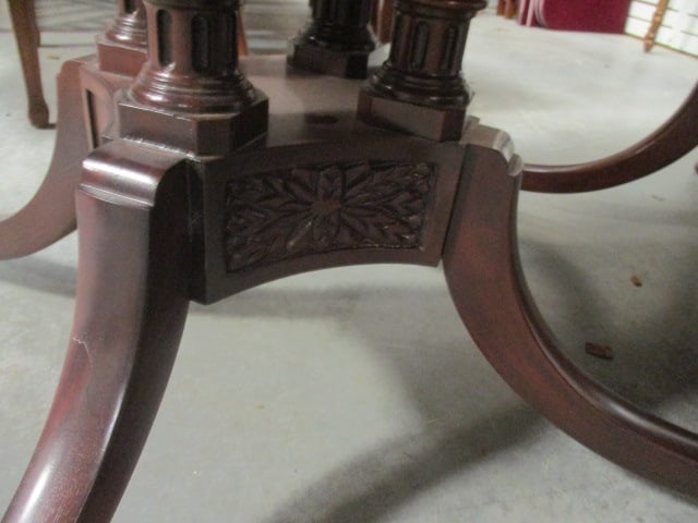 Baker Furniture Double Pedestal Dining Table with Three Leaves - 6