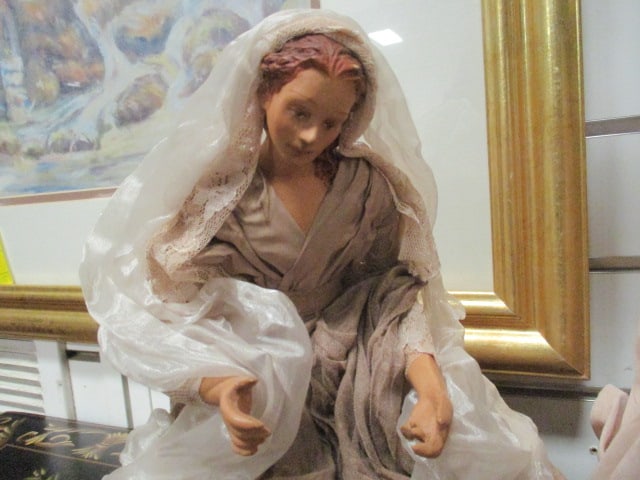 3 Piece Handcrafted Style Nativity Set - 4