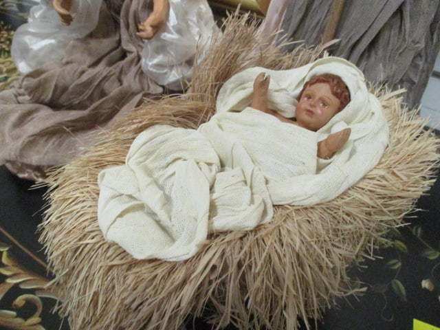 3 Piece Handcrafted Style Nativity Set - 5