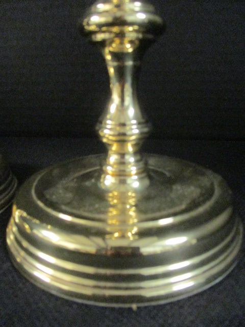 Pair of Baldwin Brass Candle Sticks - 2