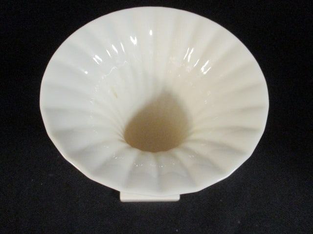 Lenox Porcelain Reeded Trumpet Vase - 2
