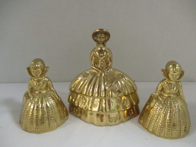 Three Brass Figural Bells (1 of 4)