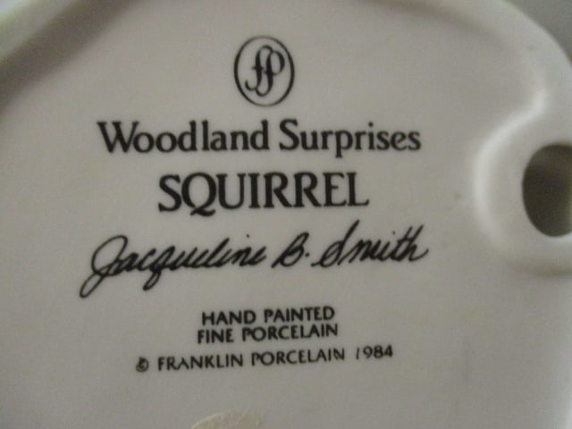 Six 1984 Franklin Porcelain "Woodland Surprises" by Jacqueline B. Smith Figurines - 9
