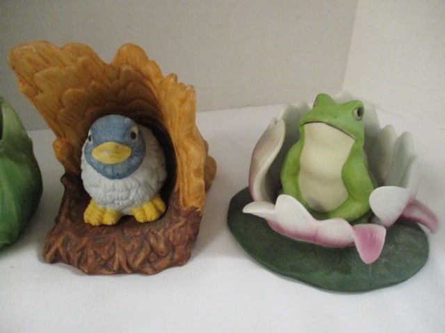 Six 1984 Franklin Porcelain "Woodland Surprises" by Jacqueline B. Smith Figurines - 2