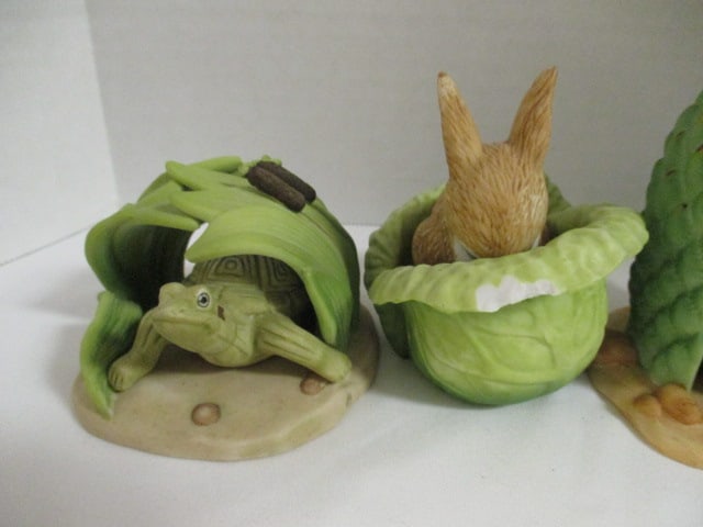 Six 1984 Franklin Porcelain "Woodland Surprises" by Jacqueline B. Smith Figurines - 4