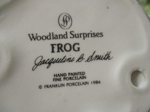 Six 1984 Franklin Porcelain "Woodland Surprises" by Jacqueline B. Smith Figurines - 9