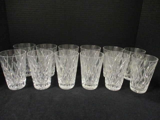 12 Waterford "Kinsale" Cut Crystal Tumblers (1 of 6)