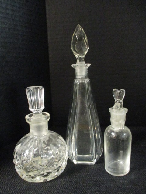 Two's Company Silverplated Vanity Tray with Three Perfume Bottles - 3