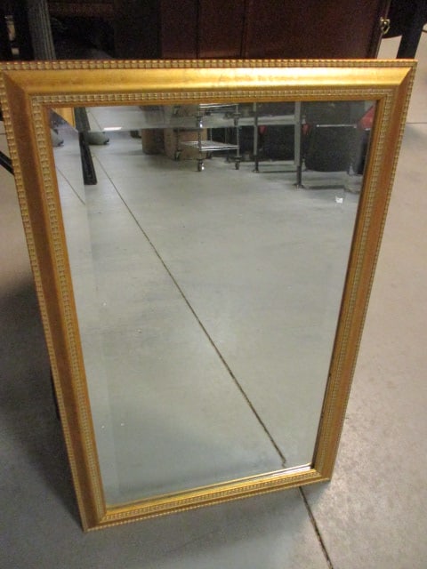 Gold Gilt Beveled Mirror (1 of 3)