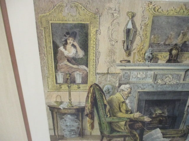 "The End of the Skein" Lithograph of Colored Etching by Walter Dendy Sadler - 2