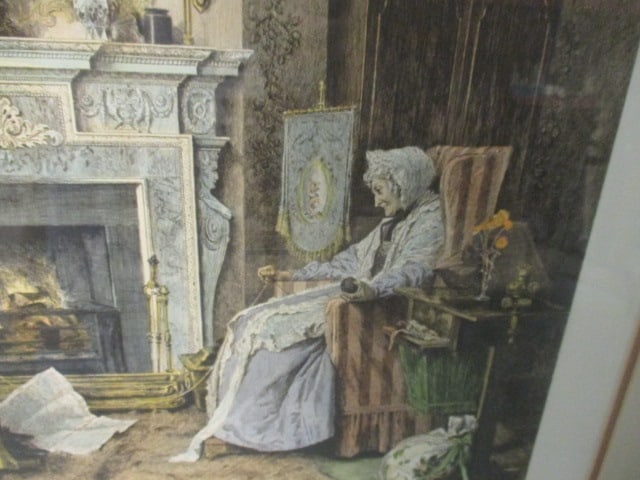 "The End of the Skein" Lithograph of Colored Etching by Walter Dendy Sadler - 3