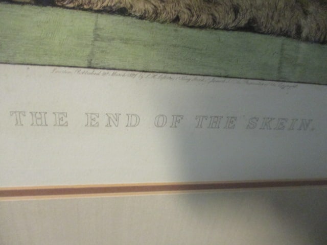 "The End of the Skein" Lithograph of Colored Etching by Walter Dendy Sadler - 4