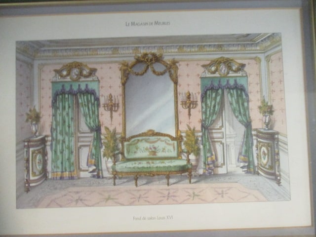 Two Framed and Matted Hand Colored Lithographs - 2