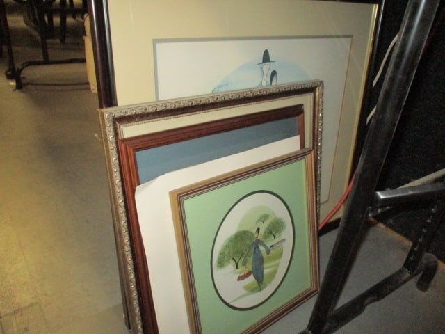 Collection of Limited Edition Lithographs by P. Buckley Moss: Five framed and matted, one unframed-see pictures and preview for titles and sizes, Local Pickup Only