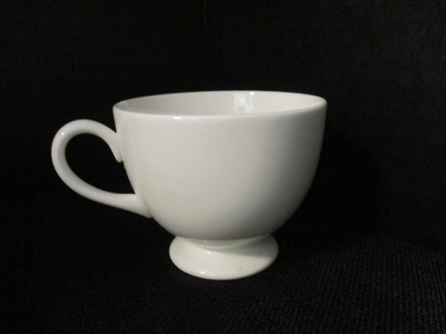 Wedgwood White Bone China Cups, Saucers and Fruit Bowls - 3