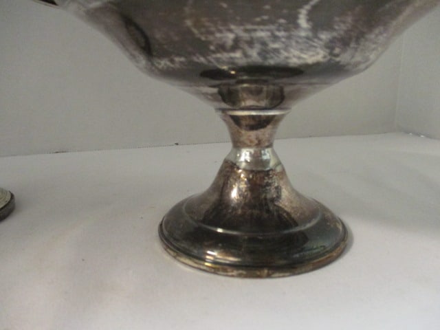1960's Frank M. Whiting Weighted Sterling Silver Bonbon Dish and Weighted Sterling - 3