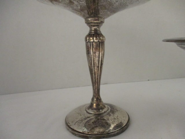 1960's Frank M. Whiting Weighted Sterling Silver Bonbon Dish and Weighted Sterling - 4