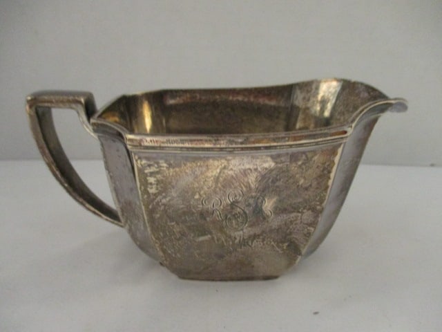Tiffany & Co. Makers Sterling Silver 18380 Creamer and Lidded Sugar - 6