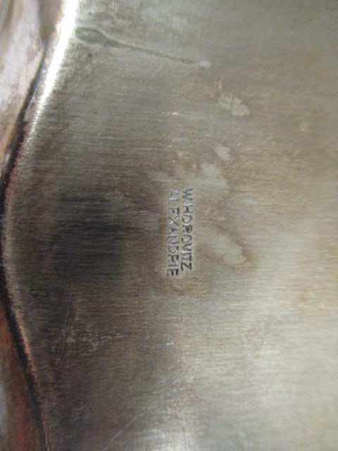 1930's Footed Sterling Silver Presentation Tray with Ball & Claw Feet - 6