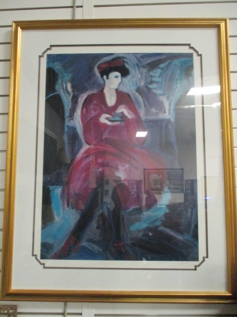 Signed "Hors D' Oeuvres" by Barbara A. Wood Limited Edition Lithograph with COA (1 of 5)