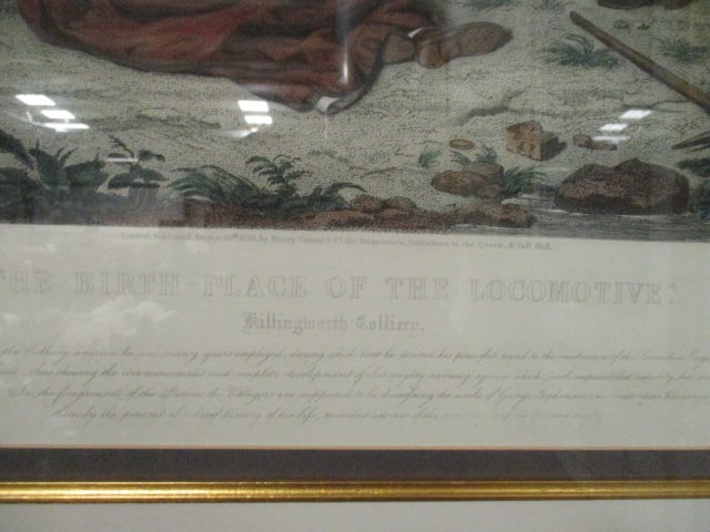 "The Birth Place of the Locomotive" Lithograph of Original Etching by Holl & Mottram, - 5