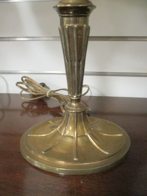 Pair of Mottahedeh Design Brass Candle Stick Lamps with Pineapple Finials - 2
