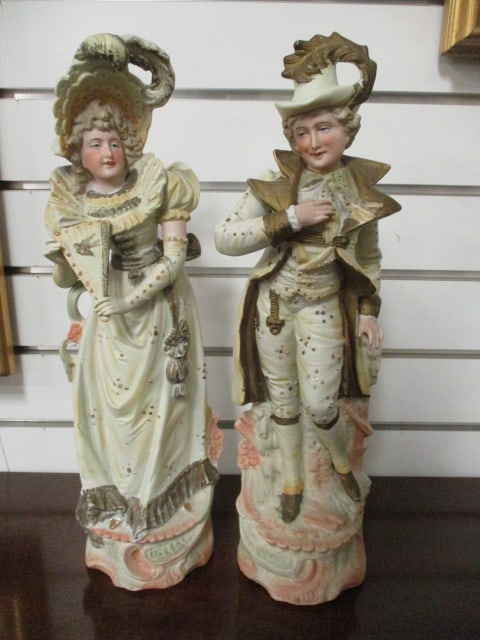 Victorian Bisque Ware Porcelain Figures (1 of 7)