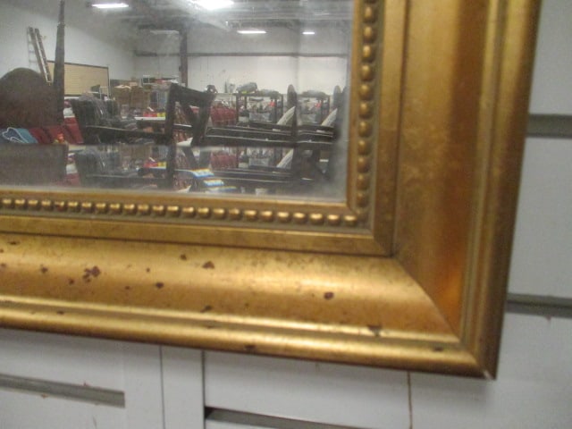 Gold Gilt Beveled Mirror - 2