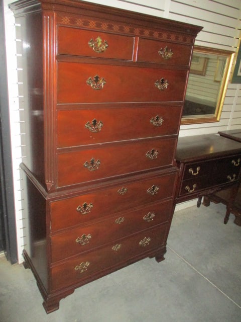 Baker Furniture Chippendale Style High Chest (1 of 7)