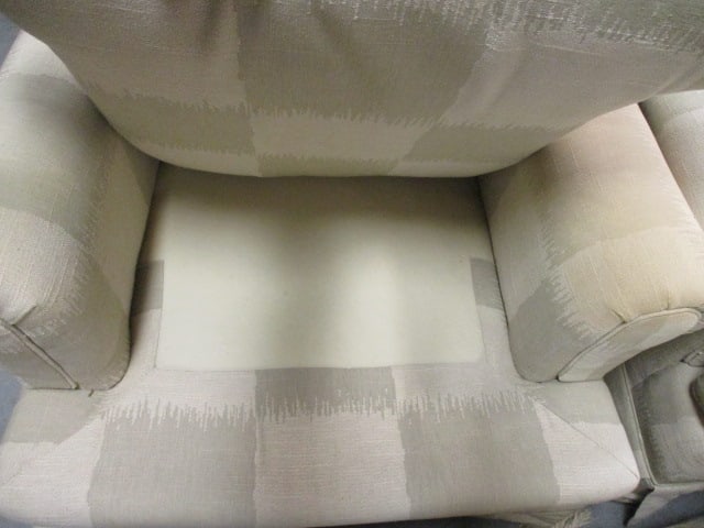 Pair of Townhouse Galleries Upholstered Armchairs and Matching Storage Ottoman - 3