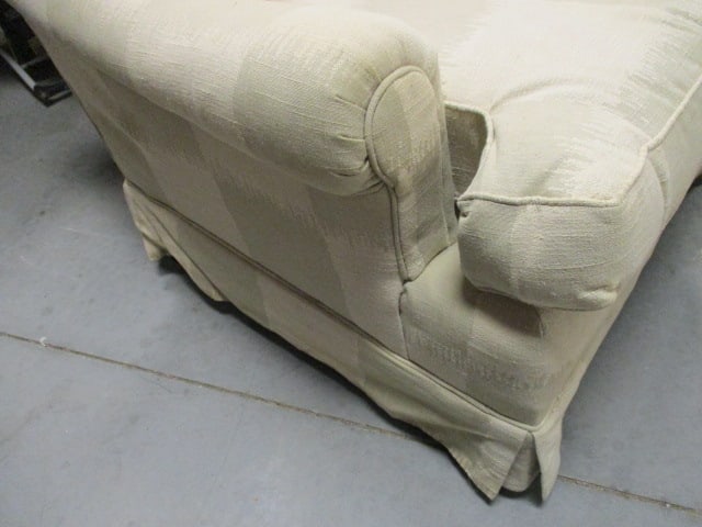 Pair of Townhouse Galleries Upholstered Armchairs and Matching Storage Ottoman - 5