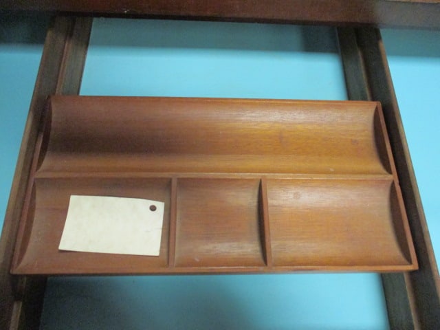Vintage Kindel Grand Rapids Empire Style Mahogany 3 Drawer Chest - 5