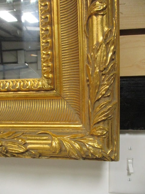 La Barge Neoclassical Gold Gilt Beveled Mirror - 2