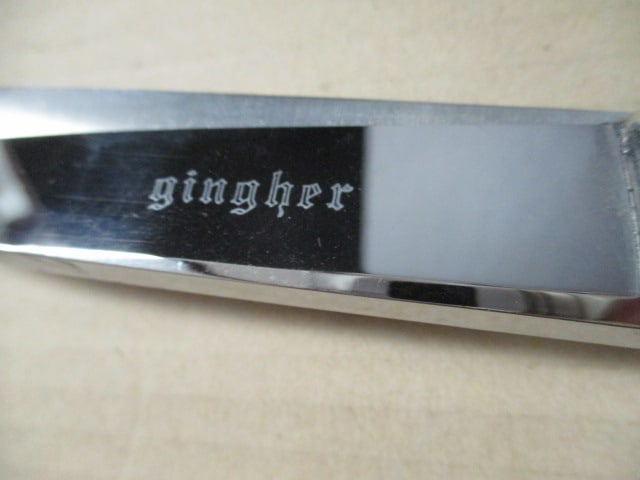 Cutco No. 47 Wood Handle Knife, Gerber Miming Knife and Gingher Shears - 4