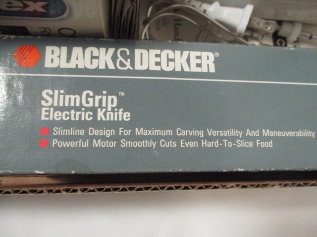 Krups Waffle Maker, Proctor Silex Chop Master, Black & Decker Slim Grip Electric Knife - 3