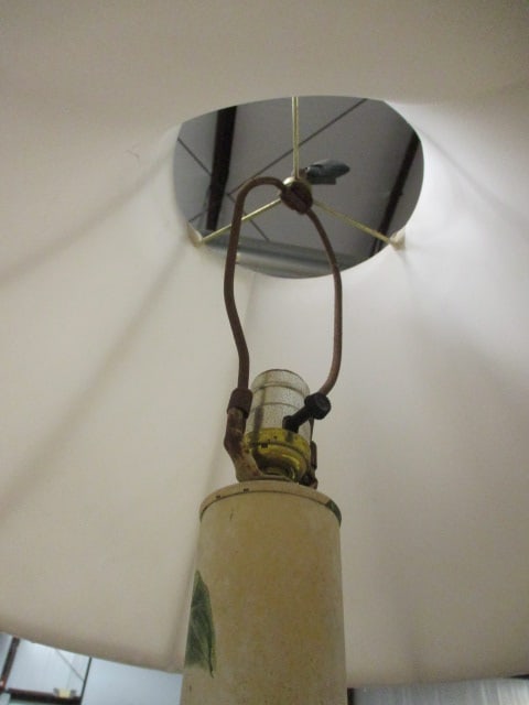 Handpainted Ivy Design Floor Lamp - 3