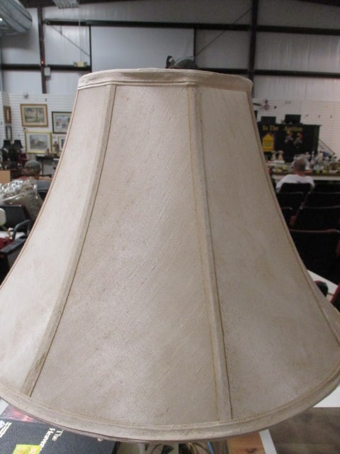 Handpainted Ivy Design Floor Lamp - 4