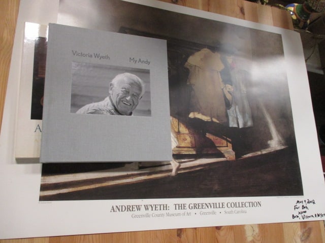 Two Andrew Wyeth Art Books and Signed/Personalized by Victoria Wyeth " (1 of 7)