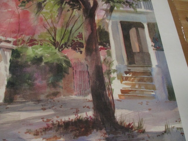 Signed Limited Edition 1993 Virginia Fouche Bolton "Church Street" Charleston, SC - 3