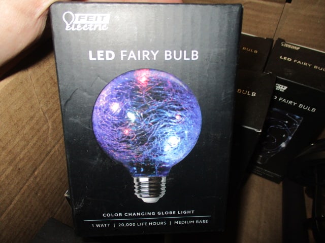 New Old Stock Feit Electric LED Fairy Bulbs and Solar Lights - 5