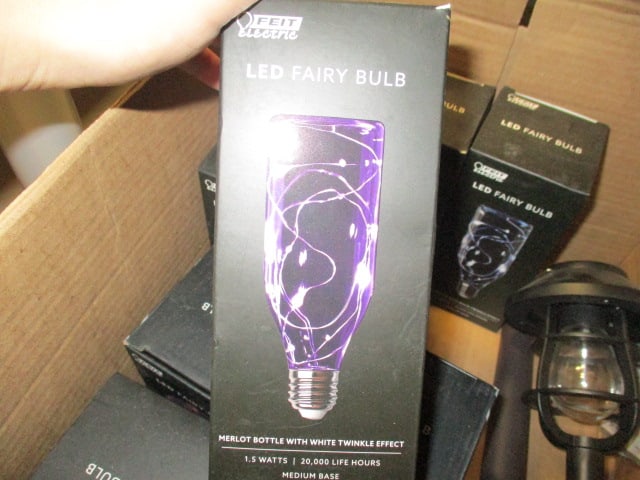New Old Stock Feit Electric LED Fairy Bulbs and Solar Lights - 6