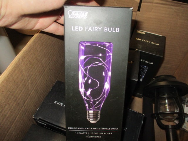 New Old Stock Feit Electric LED Fairy Bulbs and Solar Lights - 7