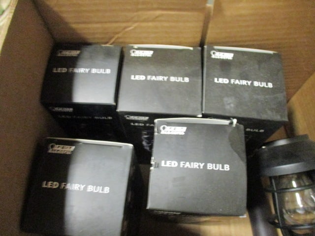New Old Stock Feit Electric LED Fairy Bulbs and Solar Lights - 8