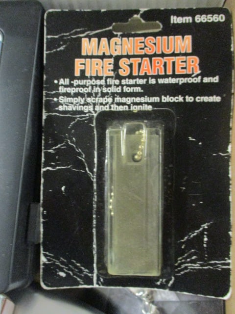 Insignia Travel Converter & Adapter Kit, Magnesium Fire Starters, Travel Game, - 6